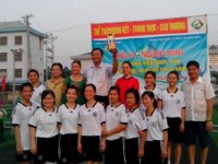 Đội bóng đá nữ BQL khu kinh tế tỉnh vô địch giải bóng đá mini Công đoàn viên chức tỉnh tranh cúp Ngọc Hòa lần thứ hai năm 2014.