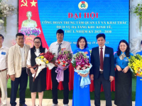 Đại hội Công đoàn cơ sở Trung tâm Quản lý và Khai thác dịch vụ  hạ tầng khu kinh tế lần thứ I, nhiệm kỳ 2025 – 2030 