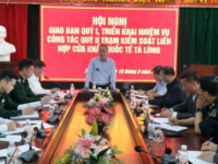 TRẠM KIỂM KIỂM SOÁT LIÊN HỢP CỬA KHẨU TÀ LÙNG TỔ CHỨC HỘI NGHỊ SƠ KẾT CÔNG TÁC QUÝ I, TRIỂN KHAI PHƯƠNG HUỐNG NHIỆM VỤ CÔNG TÁC QUÝ II NĂM 2026