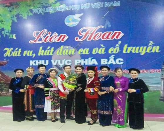 Đoàn Cao Bằng tham dự Liên hoan hát ru, hát dân ca khu vực phía Bắc tại tỉnh Bắc ninh năm 2014
