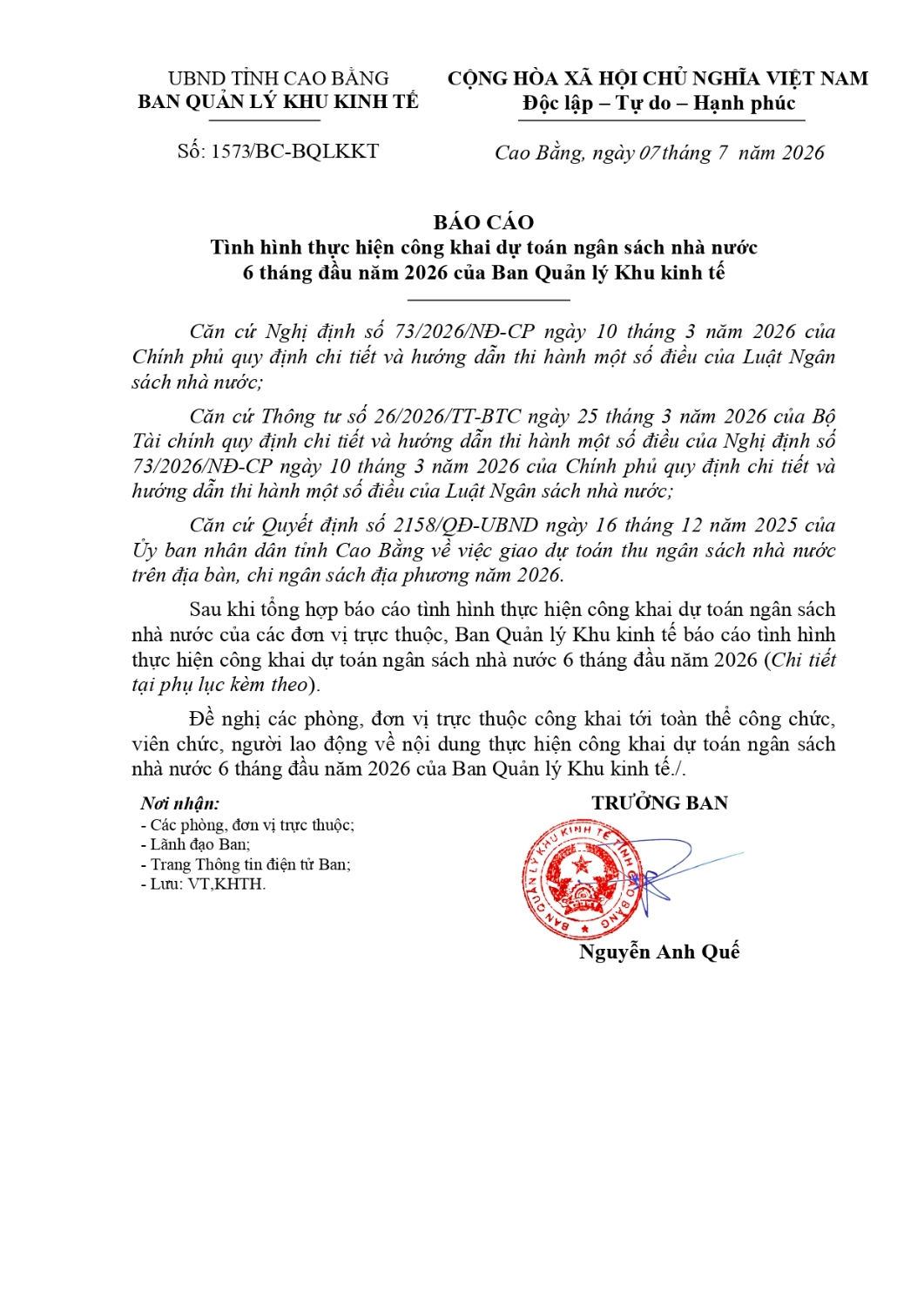 bao cao cong khai du toan 6 thang dau nam 2026 page 0001