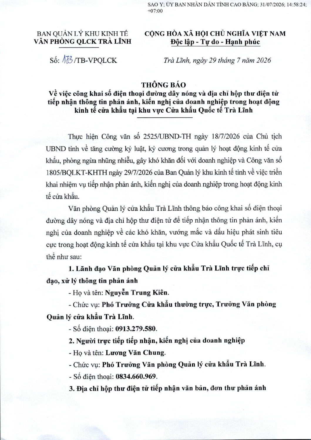 thong bao cong khai so dien thoai duong day nong va dia chi hop thu dien tu tiep nhan thong tin 0001 page 0001