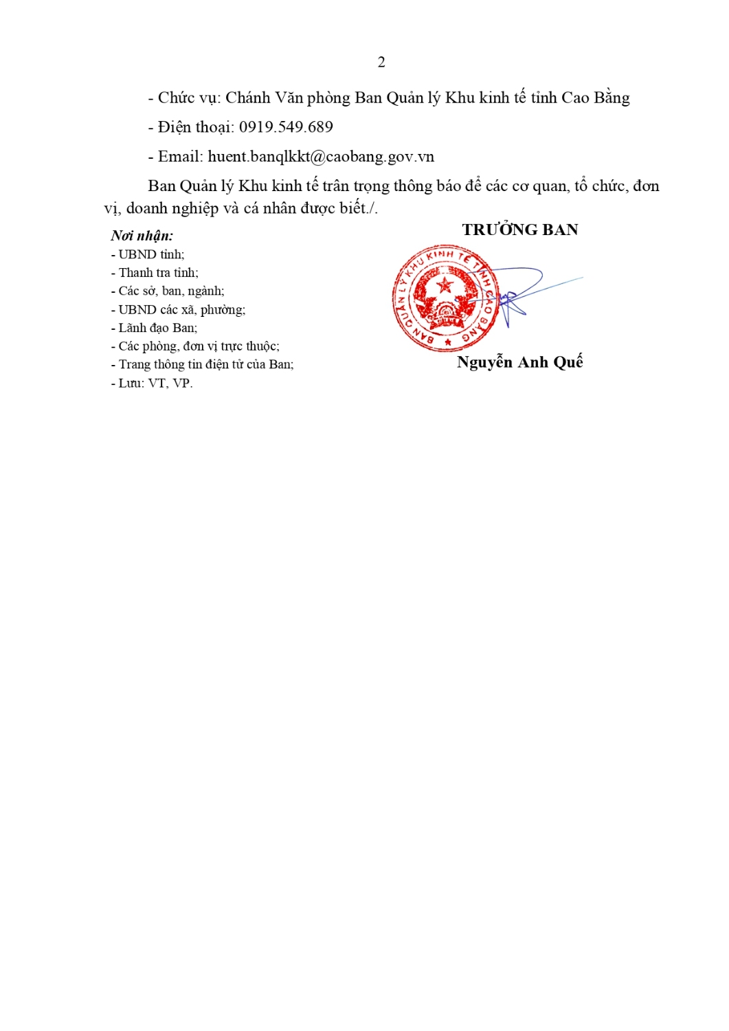 thong bao cong khai duong day nong page 0002